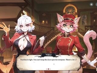 Hotel Tales Gameplay Part two – Exploring the Living Hotel and Encounter the Huntress Griselda