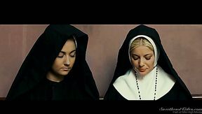 Charlotte Stokely and some horny nuns will show you how sexy they can be