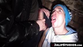 ”Juan XXL smiles wickedly as he gives Miguel Bryan deepthroat”