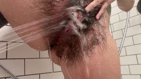 Pearl Sage Hairy Pussy Shower Head Orgasm