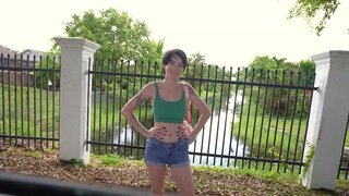 Brunette with short hair seeking black dick to take