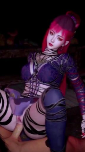 Key moment from &quot;Young red hair warrior ride the big cock man - 3D Hentai 457&quot;