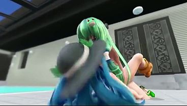 Touhou: futa sanae fuck hananawi