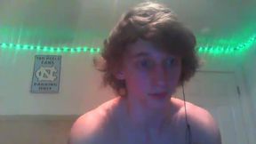 American Chris Flexes Biceps