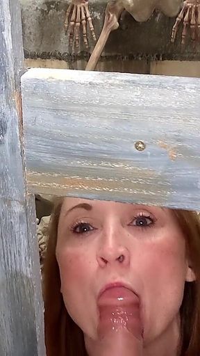 Sucking off the Prison Guard