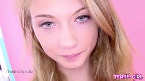 Sweet Blonde Teen Seducer Tries Step-Dad's Cock&#x1F346;