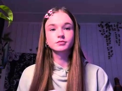Sexy amateur redhead teen double dildo action