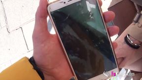 Trans girl is desperate for having a great time with 3 black dudes