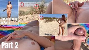 One Day: Portuguese Beach Masturbates & Handjobs Untouched