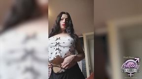 Nicole N Fantasy hardcore masturbation wank her cock and cum lots of cum