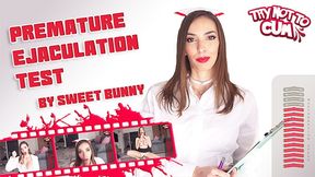 TRY NOT TO CUM - Premature Ejaculation Test - By Sweet Bunny