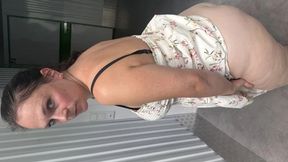 Let me fuck fast in the camp before going home