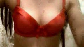Slender Korean webcam beauty shows me her perky tits with joy