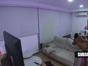 Stepmom caught watching porn by stepson ! Behind The Scenes