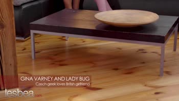 British Blonde Gina Varney Gets Romantically Licked by Czech Cutie Lady Bug