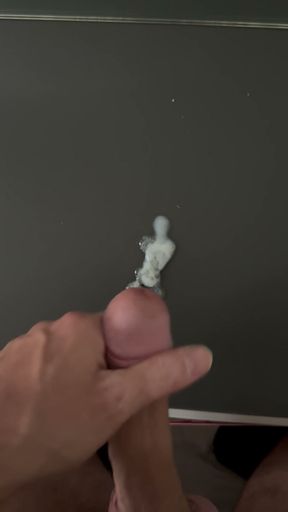 In the bedroom witching with sperm