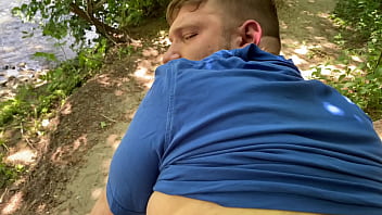 Dream Cub Jason Dutch takes raw married cock by the creek