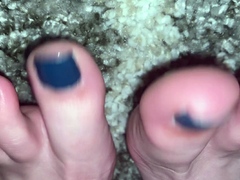 Hot amateur european foot and pantyhose fetish