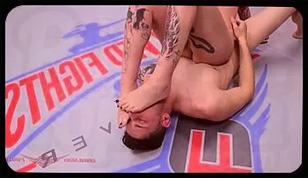 Intense Naked Wrestling Match with Tattooed Beauty Charlotte Sartre premium videos