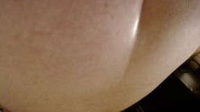 Fucked by a Big Thrusting Dildo