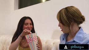 Girlsway - Bored Petite Jane Wilde Hires Professional Babysitter Lilly Bell To Get Hard Disciplined