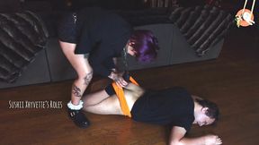 DJ Meets His Bully Shayla Rose & Gets Wedgied and Pantsed Over and Over Again Part 1 - 4K