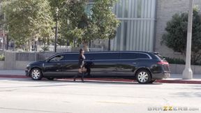 Brazzers - Hot Czech August Taylor Gives Outdoor Blowjob &amp; Reverse Cowgirl Sex to Passenger Johnny