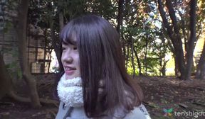 Japanese Rui Adachi is fucked in doggy style and loves that