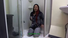 Wet clothes! Showering w/clothes on