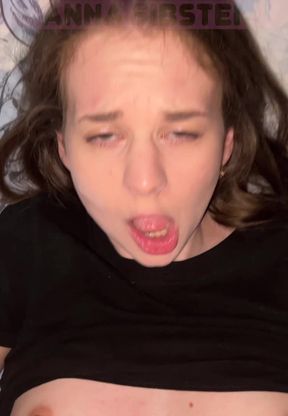 Hot sperm on my pussy