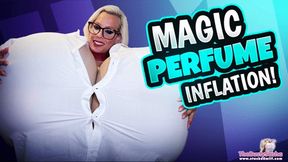 Magic perfume inflation! My jacket can&#039;t hold those tits!