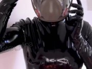 Rubber Doll Gas Mask Breathplay