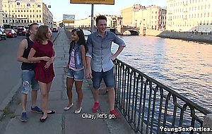 Young sex parties - double date and double fucking