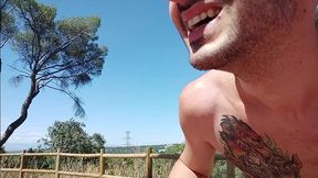 me hice una paja en el mirador de la ciudad en casa de campo