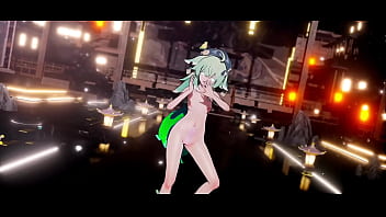 Honkai Star Rail Huohuo Hentai Fox Girl Kitsune Nude Dance Hit And Run Mmd 3D Emerald Tail (CLIP)