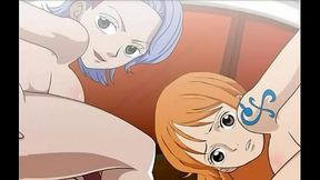 Nami and Nojiko get fuck on the sunny one piece