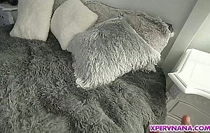 Stepgrandma interrepts Corra while she sucks her stepgrandsons cock