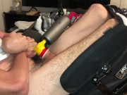 Explosive Orgasm Using Percussion Massager Vibrator Quadriplegic