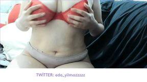 BRA- THONG- UNDRESSING- BIG TITS- MASTURBATION- TUK MILF- TURKISH PORN- TURKISH DISCLOSURE- DISCLOSURE