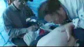 Naive Japanese Beauty Gangbanged by Hung Perverts – Wild Creampie Action