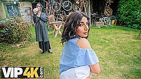 HUNT4K. Hunter loved the outdoor sex with a hot brunette chick