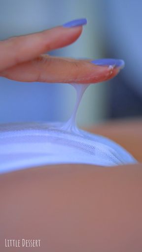 Desi Beauty&#039;s Self-Pleasure Climax: Pink Pussy Overflowing creamy pantie