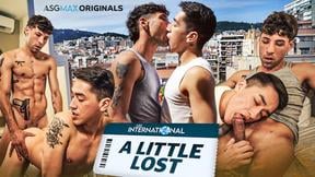 ASGMAX - Lost in Barcelona - Hunk Tourist Johnny Hackson Gets Sweaty Bareback Ri