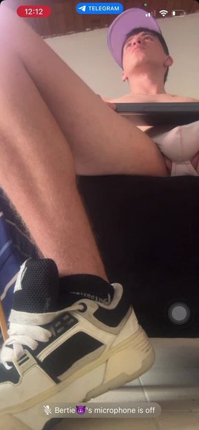 Below-level View of How I Masturbate