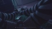 [ASMR] Caged Goth Femboy in Thigh-High Stockings | Sloppy Anal Ride & Feet
