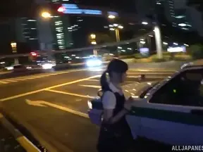 Sultry Japanese Chick Talked Into Car Blowjob with Ishimi Chiharu's Tempting Mouth