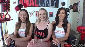 Ass fucking only rebel, sera and natalie get down and dirty