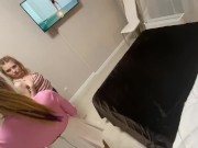 Licked Milka after aerobics