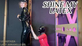 Worship and shine my latex with Lunastazja