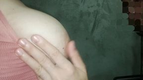 Big natural boobs and hard nipples get sucked and bitten